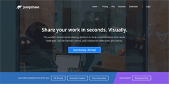 Desktop Screenshot of jumpshare.com