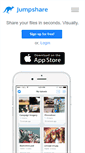 Mobile Screenshot of jumpshare.com